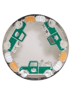 New Yankee Candle Pumpkin Truck Illuma Lid Candle Topper